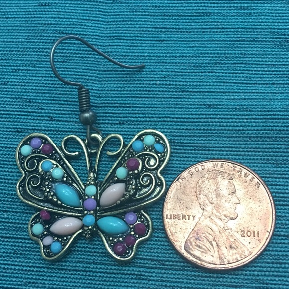 Butterfly Earrings - Picture 3 of 3